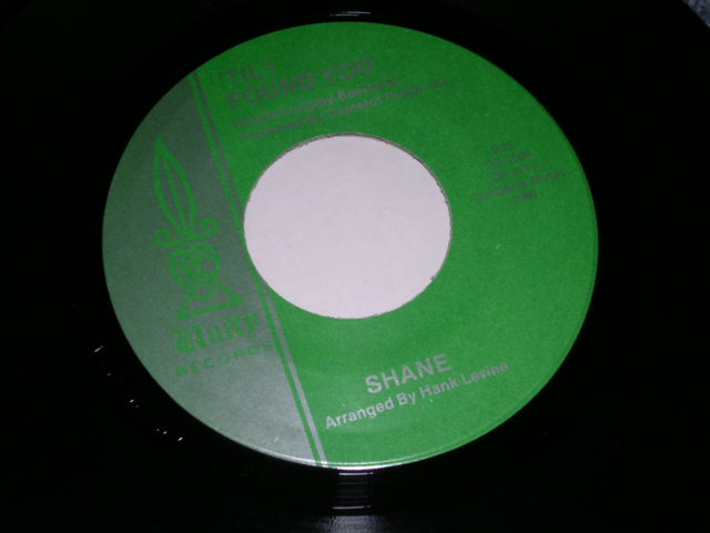 画像1:  SHANE ( BOB BOGLE of THE VENTURES ) -'TIL I FOUND YOU /  ON A NIGHT LIKE THIS 1964?  US ORIGINAL GREEN Label