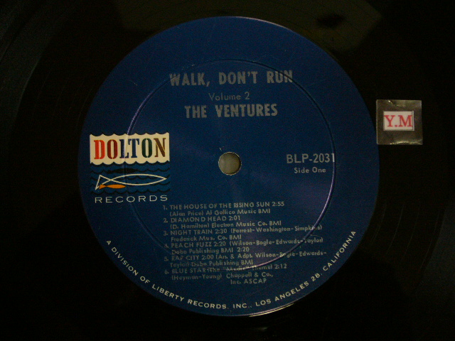 画像: WALK, DON'T RUN VOL.2 (1st Jacket)Dark Blue With／Silver Print Label