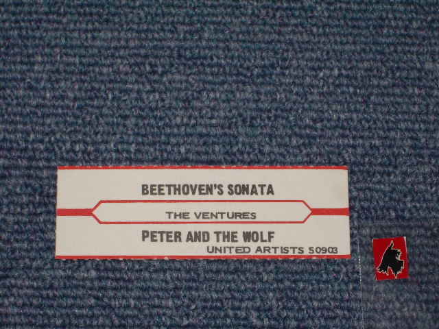 画像1:  BEETHOVEN'S SONATA IN G MINOR / PETER AND THE WOLF  JukeBox Stripe 
