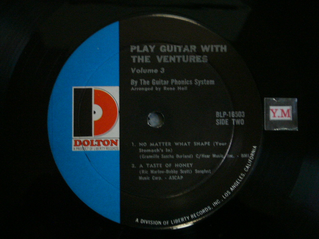画像: PLAY GUITAR WITH THE VENTURES Volume 3 "D" Mark Label 