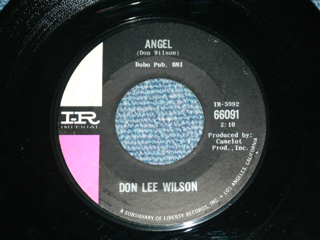 画像: DON LEE WILSON -  FEEL SO FINE / ANGEL        1965  US ORIGINAL Stock Copy 7 Single 