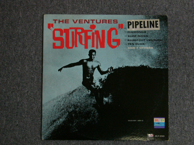 画像1: “SURFING”　DARK BLUE W／BLACK PRINT LABEL With PIPELINE STICKER ON FRONT COVER 