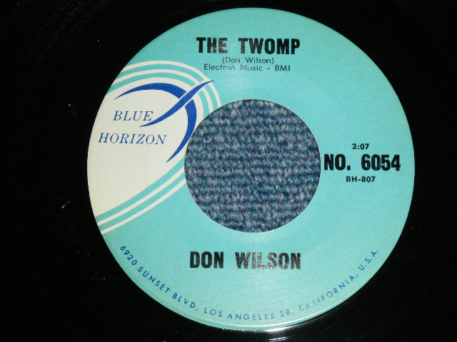 画像1: DON WILSON - THE TWOMP / HEART ON MY SLEEVE   1961 US ORIGINAL 7 Single 