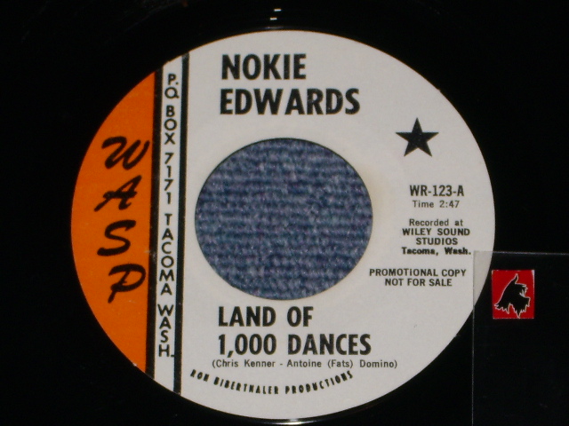 画像1: NOKIE EDWARDS  -  LAND OF 1,000 DANCES /  MUDDY MISSISSIPPI LINE