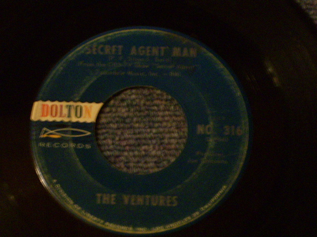 画像1: SECRET AGENT MAN / 007-11　  Dark Blue With Silver Print Label　