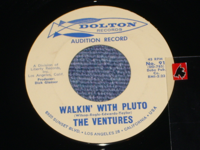 画像: JOURNEY TO THE STARS / WALKIN' WITH PLUTO   Audition  Label