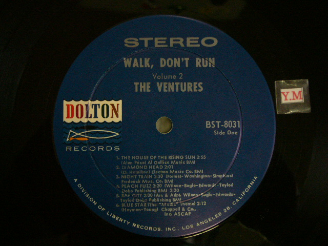 画像: WALK, DON'T RUN VOL.2 (2nd Jacket)Dark Blue With／Silver Print Label 