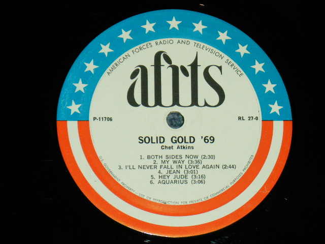 画像: THE VENTURES SIDE :  SWAMP ROCK / Another Side :  CHET ATKINS - SOLID GOLD '69    US ARMED  FORCE RADIO SHOW   