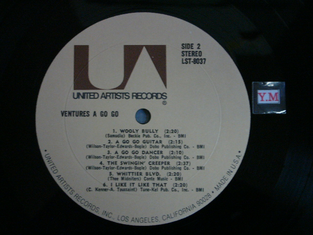 画像: VENTURES A GO GO 70's United Artists Label 
