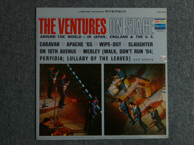 画像1: THE VENTURES ON STAGE Blue With Black Print Label 