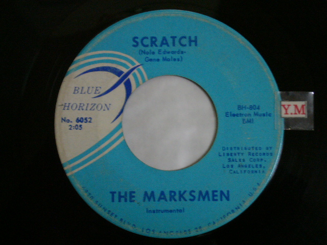 画像: THE MARKSMEN - NIGHT RUN / SCRATCHE US ORIGINAL  Single With BLUE PRINTING on TITLE 