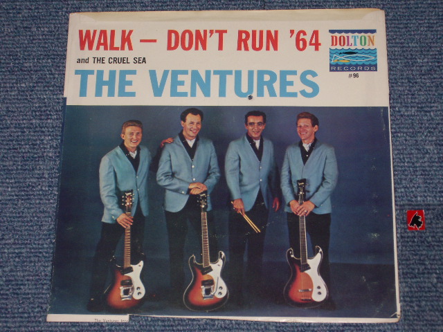 画像:  WALK, DON'T RUN '64 / THE CRUEL SEA   With Picture Sleeve and  Dark Blue With Black Print Label