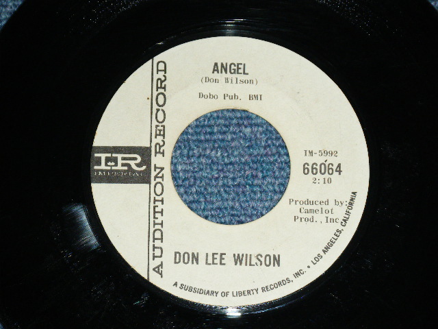 画像: DON LEE WILSON -  TELL .LAULA I LOVE HER ( THIN LOGO STYLE ) / ANGEL      1964  US ORIGINAL White Label Promo 7 Single 