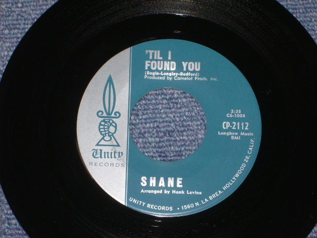 画像1:  SHANE ( BOB BOGLE of THE VENTURES ) -'TIL I FOUND YOU /  ON A NIGHT LIKE THIS 1964?  US ORIGINAL MOSS GREEN Label