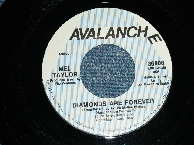 画像1: MEL TAYLOR - DIAMOND ARE FOREVER  / BONDLERO    US ORIGINAL 7" SINGLE 
