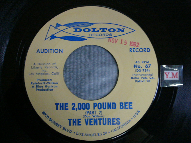画像: THE 2,000 POUND BEE Pt.1 / THE 2,000 POUND BEE Pt.2 Audition Label 