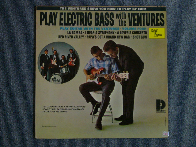 画像1: PLAY ELECTRIC BASS WITH THE VENTURES Volume 4 "D" Mark Label 