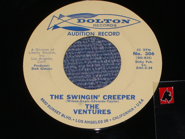 画像1: THE SWINGIN' CREEPER / PEDAL PUSHER   Audition Label　　