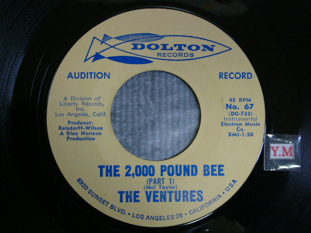 画像1: THE 2,000 POUND BEE Pt.1 / THE 2,000 POUND BEE Pt.2 Audition Label 