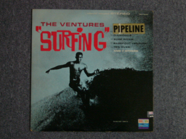 画像1: “SURFING”　DARK BLUE W／BLACK PRINT LABEL With PIPELINE STICKER ON FRONT COVER 
