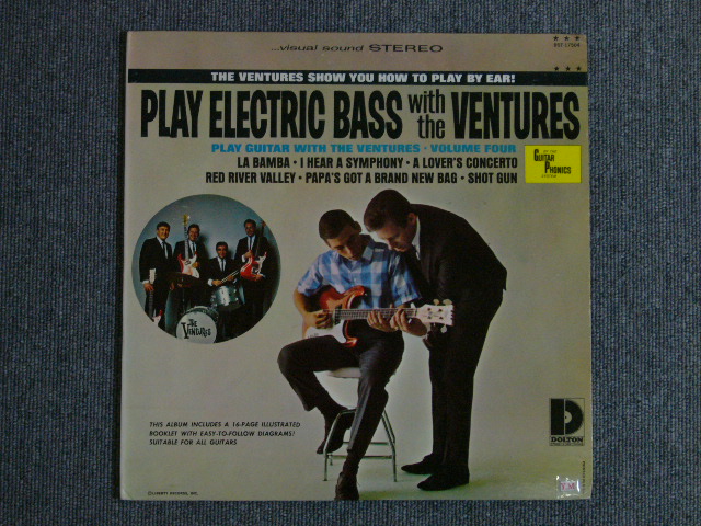 画像1: PLAY ELECTRIC BASS WITH THE VENTURES Volume 4 "D" Mark Label  