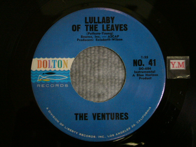 画像1: LULLABY OF THE LEAVES / GINCHY Blue With Black Print Label