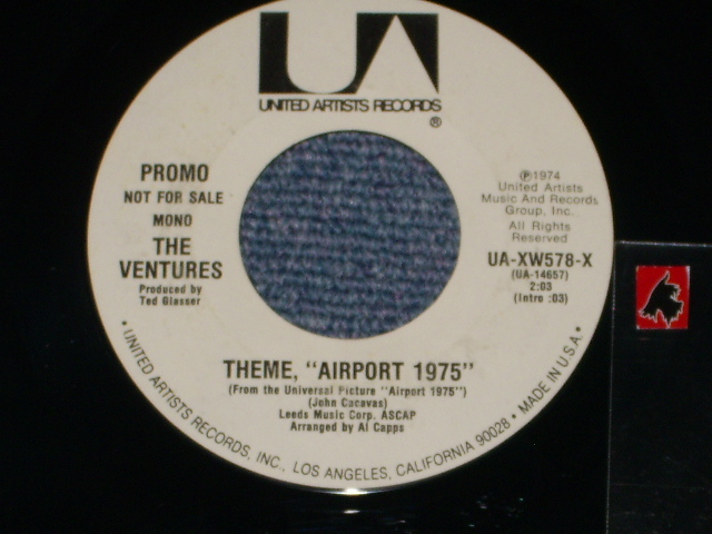 画像1: THEME, "AIRPORT 1975" / THEME, "AIRPORT 1975"  Promo Only Same Flip Mono Stereo YELLOW & WHITE Label