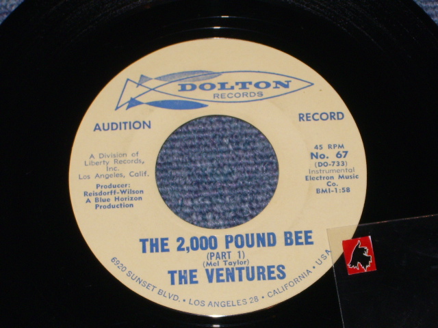 画像1: THE 2,000 POUND BEE Pt.1 / THE 2,000 POUND BEE Pt.2  Audition Label 