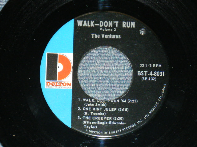 画像: WALK DON'T RUN VOL.2   "D" MARK LABEL / NONE CENTER 