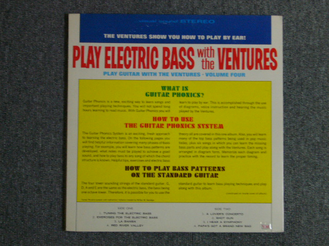 画像: PLAY ELECTRIC BASS WITH THE VENTURES Volume 4 "D" Mark Label  